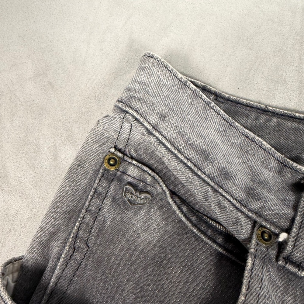 90s Mens POP84 Acid Wash Tapered Relaxed Fit Grey Denim Jeans Size 40 - Picture 5 of 9